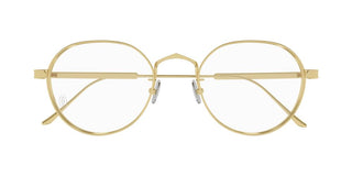 Cartier CT0561OA unisex Gold Round Eyeglasses