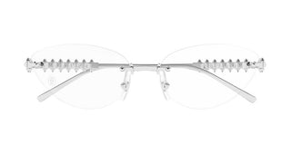 Cartier Clash de Cartier CT0565O women Silver Cat Eye Eyeglasses