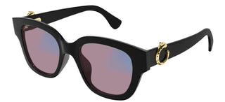 Cartier CT0566S women Black Squared Sunglasses