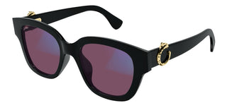 Cartier CT0566S women Black Squared Sunglasses