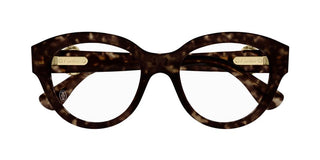 Cartier CT0567O women Havana Cat Eye Eyeglasses