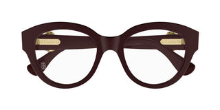 Cartier Ct0567o Women Red Cat Eye Eyeglasses
