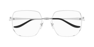Cartier CT0568O women Silver Geometric Eyeglasses
