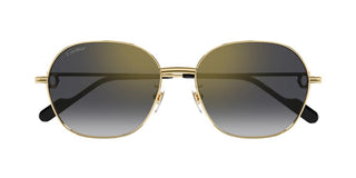 Cartier CT0569SA women Gold Squared Sunglasses