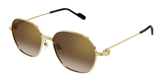 Cartier CT0569SA women Gold Squared Sunglasses