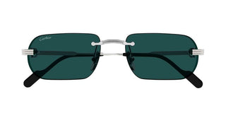Cartier CT0577S unisex Silver Squared Sunglasses