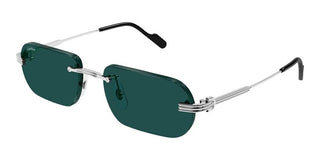 Cartier CT0577S unisex Silver Squared Sunglasses