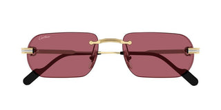 Cartier CT0577S unisex Gold Squared Sunglasses