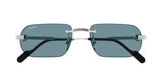 Cartier CT0577S unisex Silver Squared Sunglasses