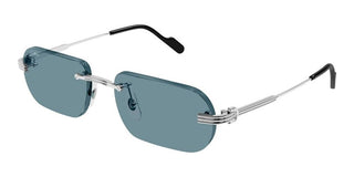 Cartier CT0577S unisex Silver Squared Sunglasses