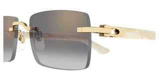 Cartier CT0579S unisex Gold Squared Sunglasses