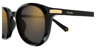 Cartier CT0584S unisex Black Round Sunglasses