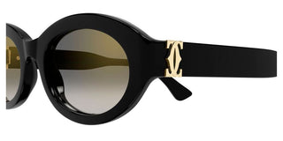 Cartier CT0588S women Black Oval Sunglasses