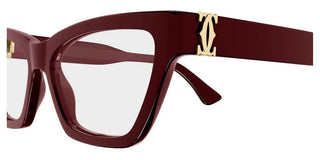 Cartier CT0590O women Red Cat Eye Eyeglasses