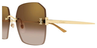 Cartier CT0591S women Gold Geometric Sunglasses