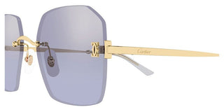 Cartier CT0591S women Gold Geometric Sunglasses