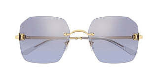 Cartier CT0591S women Gold Geometric Sunglasses