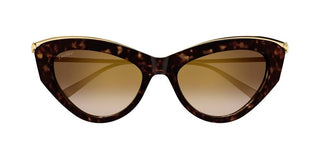 Cartier CT0596S women Havana Cat Eye Sunglasses