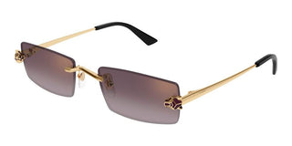 Cartier CT0598S unisex Gold Rectangle Sunglasses