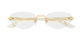 Cartier CT0609O women Gold Cat Eye Eyeglasses