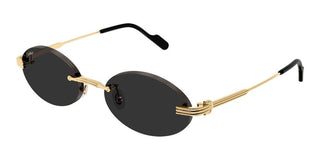 Cartier CT0615S unisex Gold Round Sunglasses