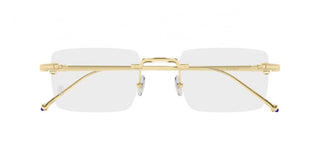Cartier CT0619O men Black Squared Eyeglasses