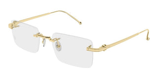 Cartier CT0619O men Black Squared Eyeglasses