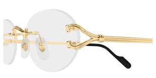 Cartier CT0621O unisex Gold Round Eyeglasses