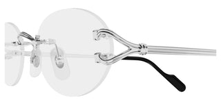 Cartier CT0621O unisex Silver Round Eyeglasses