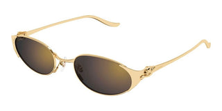 Cartier Ct0630s Women Gold Round Sunglasses