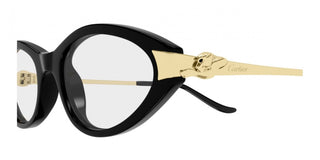 Cartier CT0633O women Black Round Eyeglasses