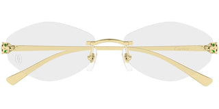 Cartier CT0637O women Black Round Eyeglasses