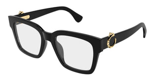Cartier CT0640O women Black Squared Eyeglasses