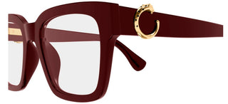 Cartier CT0640O women Red Squared Eyeglasses