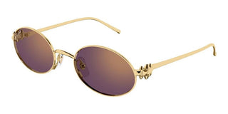 Cartier CT0644S women Gold Round Sunglasses