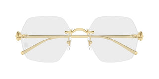 Cartier CT0646O women Black Geometric Eyeglasses