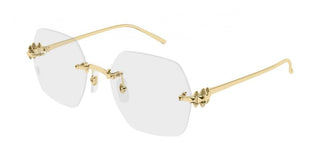 Cartier CT0646O women Black Geometric Eyeglasses
