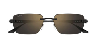 Cartier CT0660S men Black Squared Sunglasses