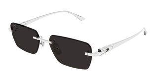 Cartier CT0660S men Silver Squared Sunglasses