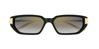 Cartier CT0674S women Gold Cat Eye Sunglasses