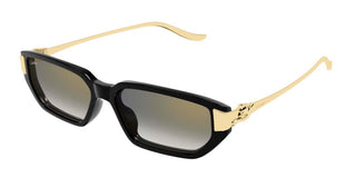 Cartier CT0674S women Gold Cat Eye Sunglasses