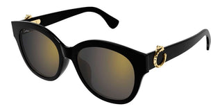 Cartier Ct0680sk Women Black Cat Eye Sunglasses