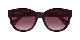 Cartier CT0680SK women Red Cat Eye Sunglasses