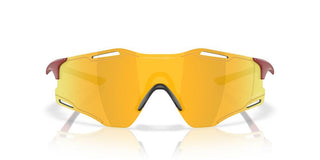 Oakley Cybr Zero Oo 9512d Unisex Red Shield Sunglasses