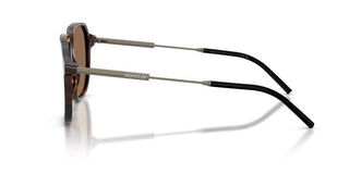 Moncler Cylin Me6010 Unisex Havana Squared Sunglasses