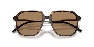 Moncler Cylin Me6010 Unisex Havana Squared Sunglasses