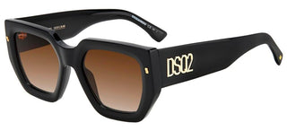 Dsquared2 D2 0031/S unisex Black Geometric Sunglasses