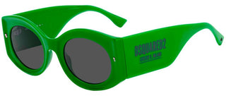 Dsquared2 D2 0071/S men Green Geometric Sunglasses