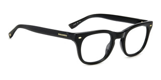 Dsquared2 D2 0078 men Black Squared Eyeglasses