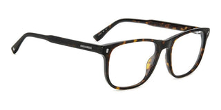 Dsquared2 D2 0079 men Havana Squared Eyeglasses